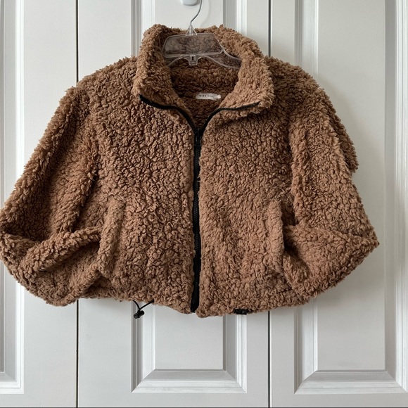 bear in mind fuzzy jacket